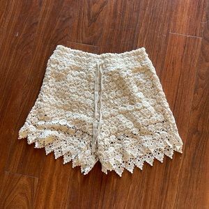 Crochet shorts
